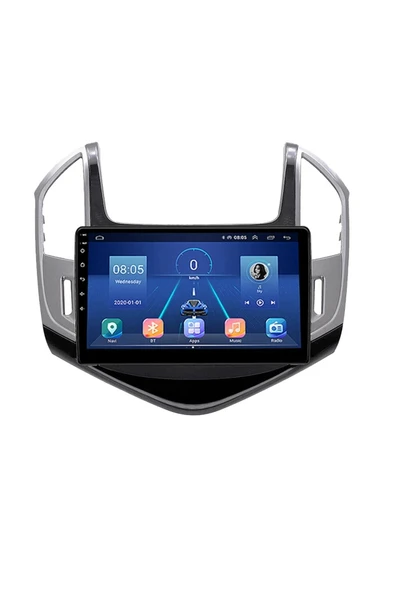 EXVOL Chevrolet Cruze 2013 2015 Android Multimedya Carplay 9 Inc Hd Ips Ekran 2gb/32gb Kamera Hediyeli ürün görseli 1