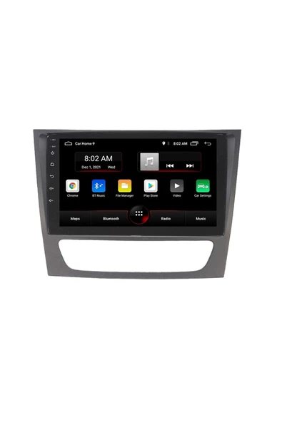 EXVOL MERCEDES BENZ E CLASS ANDROİD MULTİMEDYA CARPLAY 9 İNC HD IPS EKRAN 2/32GB KAMERA HEDİYELİ ürün görseli 1