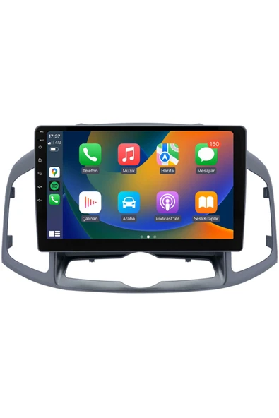 EXVOL Chevrolet Captiva Android Multimedya Carplay 2012-2016 9 Inc Hd Ips Ekran 4gb/64gb Kamera Hediyeli ürün görseli 1