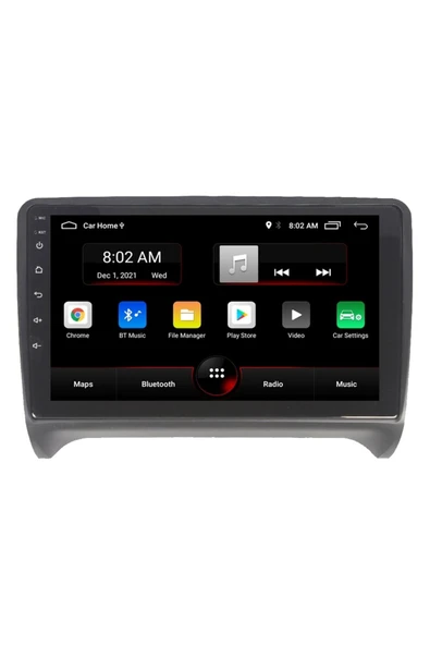 EXVOL Audi Tt Multimedya Carplay 9 Inc Hd Ips Ekran 2/32gb Kamera Hediyeli ürün görseli 1