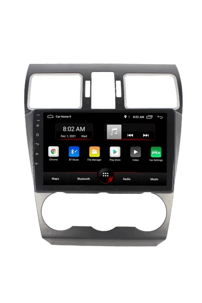 EXVOL SUBARU FORESTER 2012-2018 ANDROİD MULTİMEDYA CARPLAYLİ 9 İNC HD IPS EKRAN 2GB/32GB KAMERA HEDİYELİ ürün görseli 1