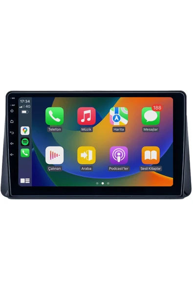 EXVOL Ford Focus 5 Android Multimedya Carplay 10.1 Inc Hd Ips Ekran 4gb/64gb Kamera Hediyeli ürün görseli 1