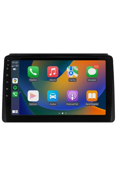 EXVOL DACİA YENİ DUSTER ANDROİD 4GB/64GB MULTİMEDYA 2018 2021 10. İNC HD IPS EKRAN PARK KAMERASI HEDİYELİ ürün görseli 1