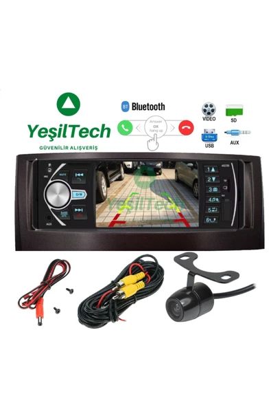 EXVOL Fiat Linea Punto Çerçeveli Araba Oto Teyp 4.1 Inch Ekranlı Bluetoth-mp5-mp3 ürün görseli 1