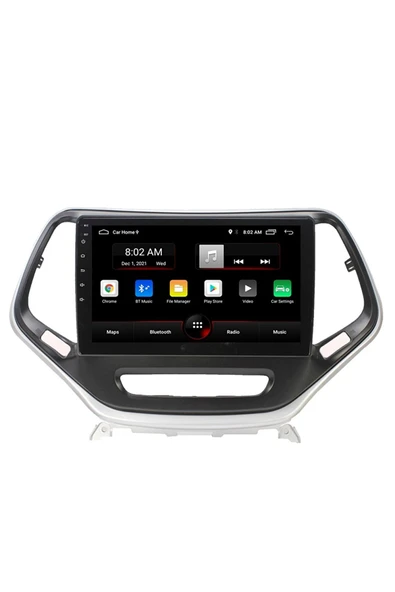 EXVOL Jeep Cherokee 2014-2018 Android Multimedya Carplay 9 Inc Hd Ips Ekran 2gb/32gb Kamera Hediyeli ürün görseli 1
