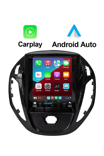 EXVOL Ford Tourneo Courier Android Multimedya Tesla 4gb Ram 64 Gb Hafıza Hd Ips Ekran Kamera Hediyeli ürün görseli 1