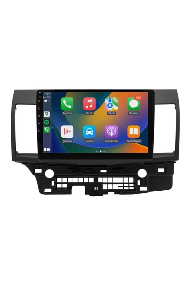 EXVOL MİTSUBİSHİ LANCER 2008-2015 ANDROİD MULTİMEDYA CARPLAYLİ 10 İNC HD IPS EKRAN 4GB/64GB KAMERA HEDİYE ürün görseli 1