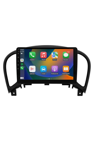 EXVOL NİSSAN JUKE 2010-2018 ANDROİD MULTİMEDYA CARPLAY 9 İNC HD IPS EKRAN 4GB RAM /64GB KAMERA HEDİYELİ ürün görseli 1
