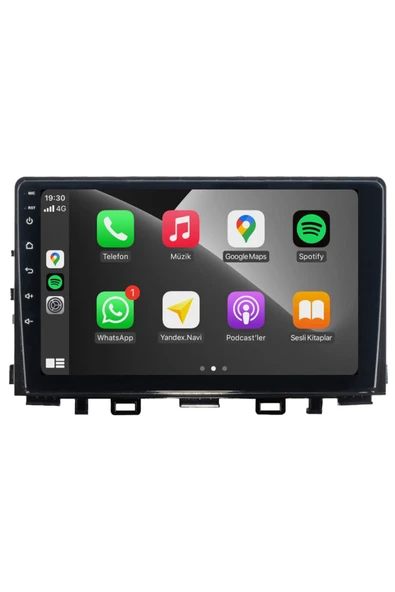 EXVOL KİA RİO 2017-2023 ANDROİD MULTİMEDYA CARPLAY 2GB/32GB 9 İNC HD IPS EKRAN + PARK KAMERASI HEDİYELİ ürün görseli 1