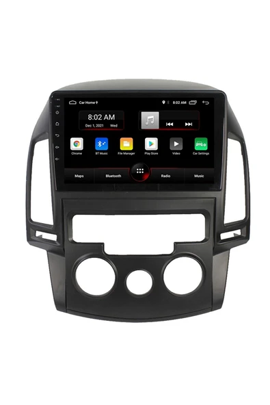 EXVOL Hyundai I30 2006-2011 Android Multimedya Carplay 9 Inc Hd Ips Ekran 4gb/64gb Kamera Hediyeli ürün görseli 1