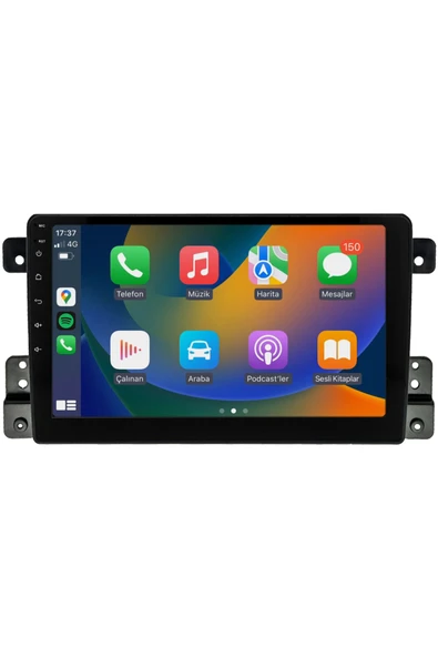 EXVOL Suziki Grand Vitara 2005-2014 Android Multimedya Carplay 9 Inc Hd Ips Ekran 4gb/64gb Kamera Hediyeli ürün görseli 1