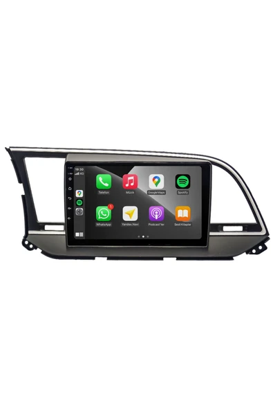 EXVOL Hyundai Elantra 2016-2018 Android Multimedya Carplay 10 Inc Hd Ips Ekran 4gb/64gb Kamera Hediyeli ürün görseli 1