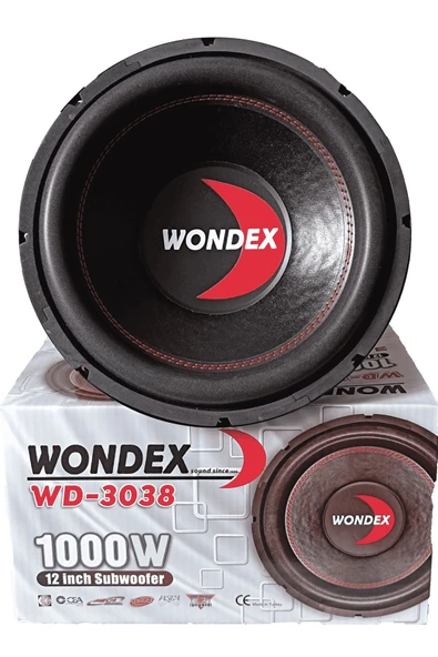 EXVOL WONDEX 1000W 350RMS 30CM BASS SUBWOOFER PROFESYONEL HOPARLÖR (TÜRKİYE ÜRETİM) ürün görseli 1
