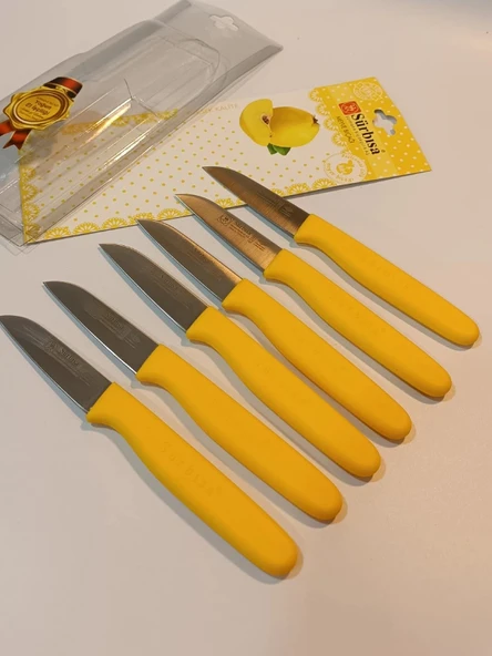 Sürbisa Meyve Takımı Sarı (6'lı) 61007 7.0 cm ürün görseli 1