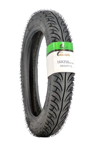 MARUTİ TYRES MOTOSİKLET LASTİK 16X250 (64-305)  TL (TUBELESS - DUBLEKS) ürün görseli 1