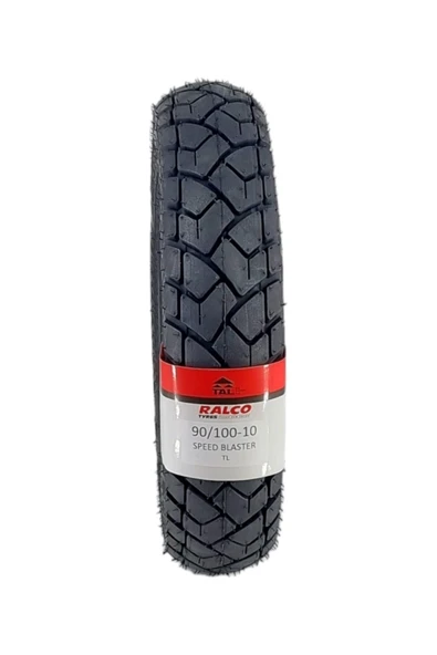 RALCO TYRES 90/100-10TL (TUBELESS - DUBLEKS) MOTOSİKLET LASTİĞİ ürün görseli 1