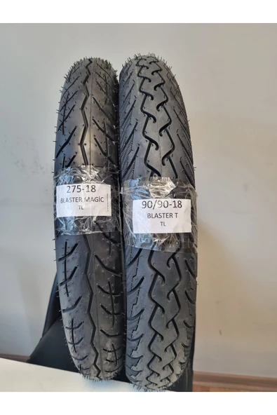 RALCO TYRES Honda Cbf 150/cb 125e, Küba Tk03, Mondial, Kanuni, 275-18 Ve 90/90-18 Tl Dubleks Lastik Set ürün görseli 1