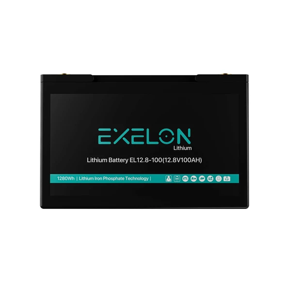Exelon 12.8V 100 Ah Lityum Akü ürün görseli 1