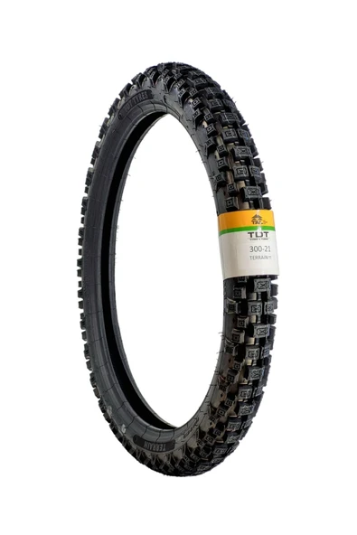 TDT TYRES 300-21 TT (TUBETYPE - İÇ LASTİKLİ TİP) ENDURO ÖN LASTİK ürün görseli 1