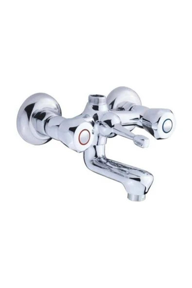 Klasik Model Banyo Batarya Musluk - Resim 4