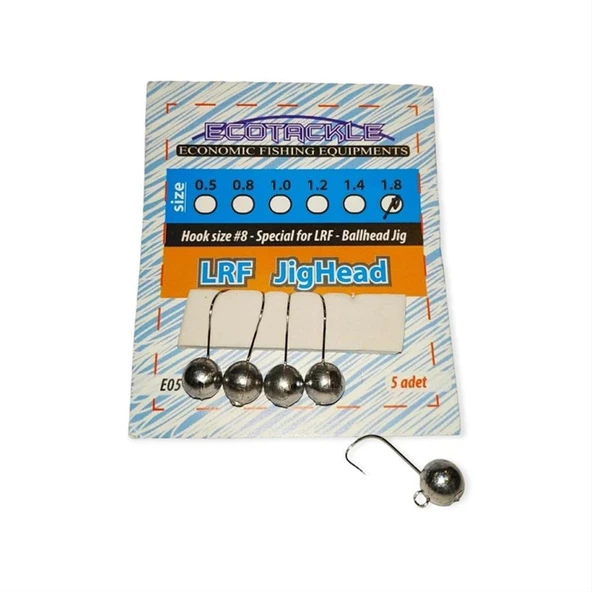 Ecotackle Lrf Jig Head 5'li ürün görseli 1
