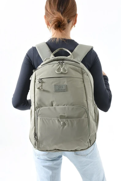 571 collections Orta Boy Sırt Çantası Ultra Hafif Çok Cepli Vizon (Model:571-13-9E) ürün görseli 1