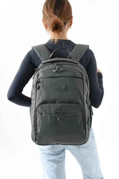 571 collections Orta Boy Sırt Çantası Ultra Hafif Çok Cepli Gri (Model:571-13-9E) ürün görseli 1