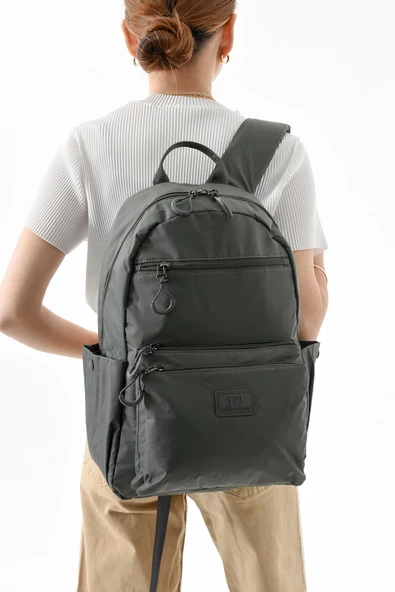 571 collections Orta Boy Sırt Çantası Ultra Hafif Çok Cepli Gri (Model:571-13-9B) ürün görseli 1