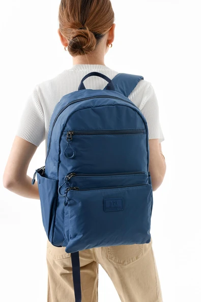 571 collections Orta Boy Sırt Çantası Ultra Hafif Çok Cepli Mavi (Model:571-13-9B) ürün görseli 1
