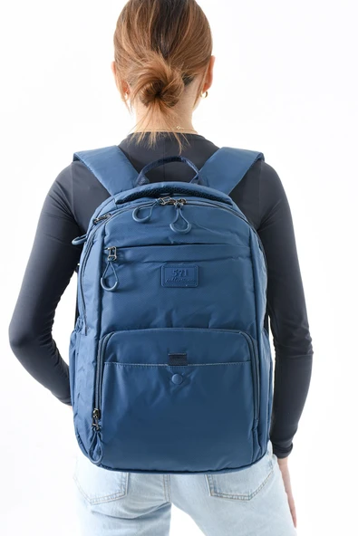 571 collections Orta Boy Sırt Çantası Ultra Hafif Çok Cepli Mavi (Model:571-13-9E) ürün görseli 1
