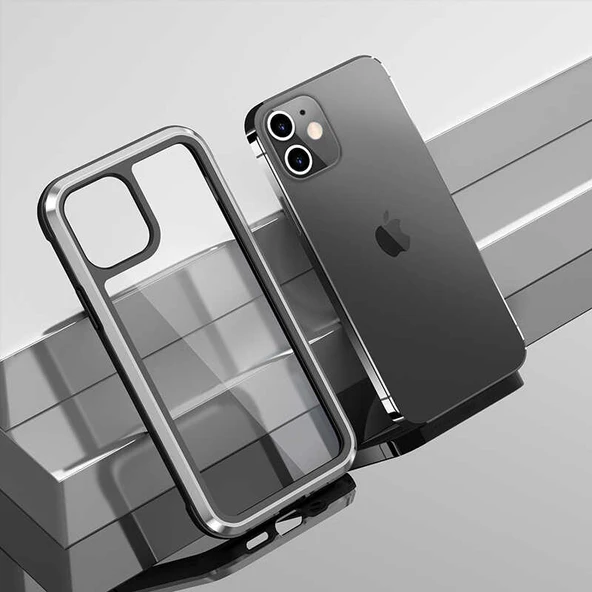 iPhone 12 Mini Kılıf Defens Armor Ultra Koruma Case - Resim 6