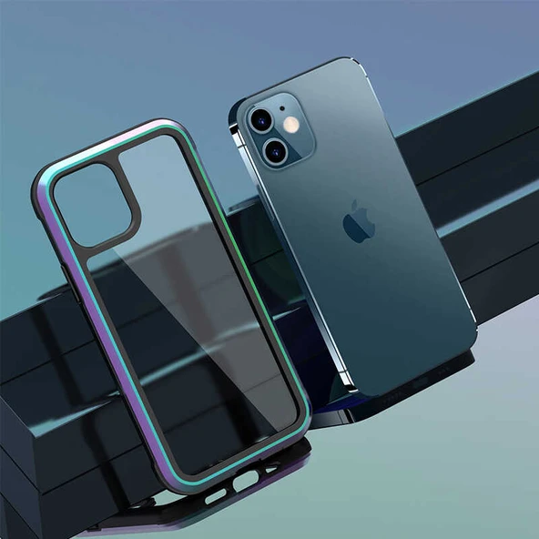 iPhone 12 Mini Kılıf Defens Armor Ultra Koruma Case - Resim 5