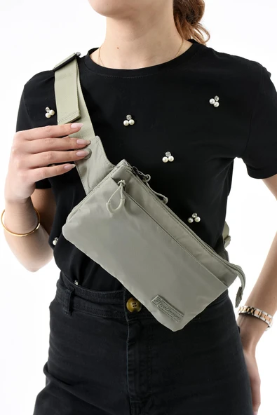 571 collections Çok Cepli Bel Çantası Unisex Vizon (Model: 571-13-9R) ürün görseli 1