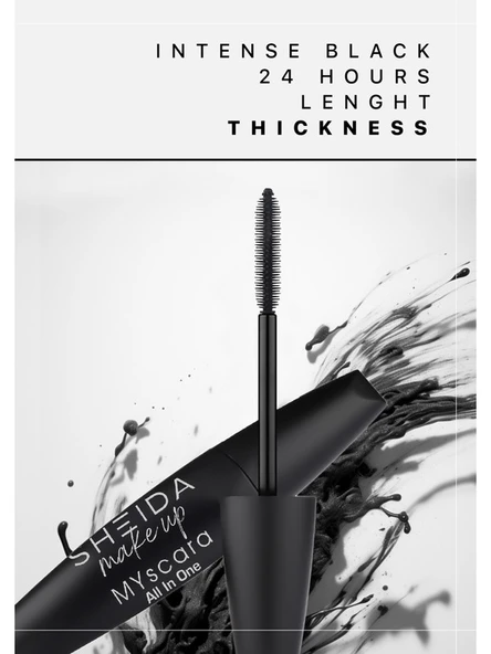SHEIDA Myscara Maskara Siyah 10ml ürün görseli 1