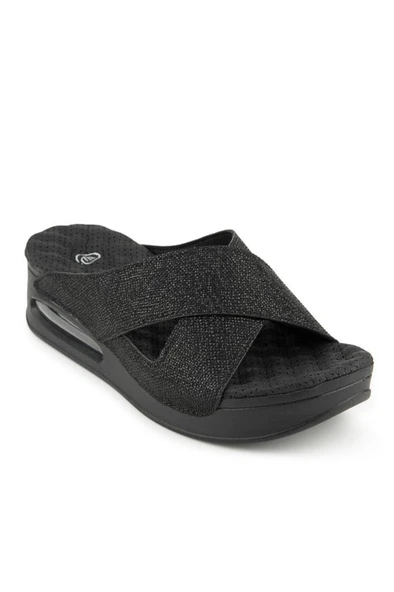 Muya Fly 31169-430 Air Max Anatomik Taban Kadın Terlik Desenli Siyah 36-40 ürün görseli 1