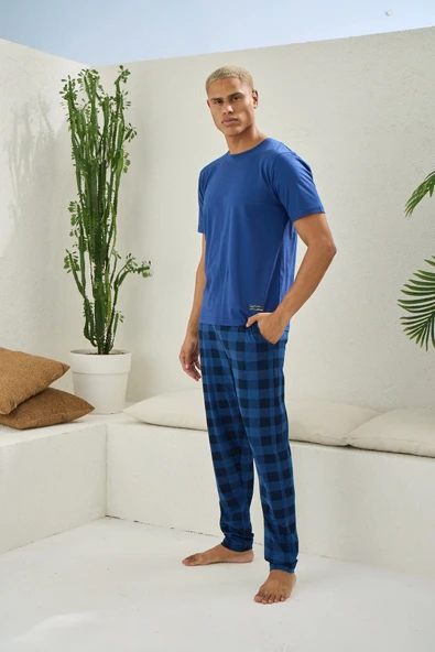 kly erkek nescafe pijama takımı - Resim 2