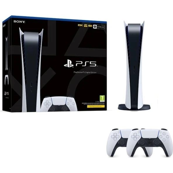Sony Playstation 5 Digital Edition Sony Eurasia Garantili + 2.Dualsense ürün görseli 1