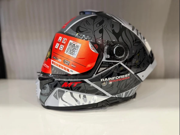 KASK MT THUNDER 4 SV RAINFOREST C2 PARLAK GRİ ürün görseli 1