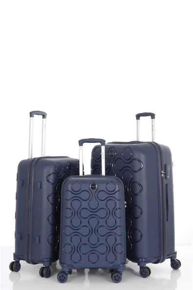 MÇS 376 POLİPROPİLEN 3 LÜ SET VALİZ ürün görseli 1
