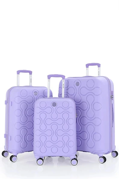 MÇS 376 POLİPROPİLEN 3 LÜ SET VALİZ - Resim 2