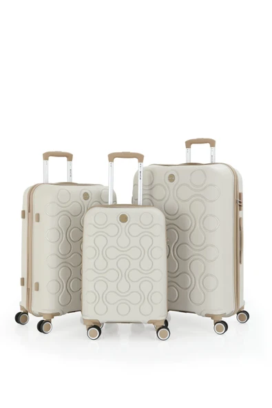 MÇS 376 POLİPROPİLEN 3 LÜ SET VALİZ - Resim 6