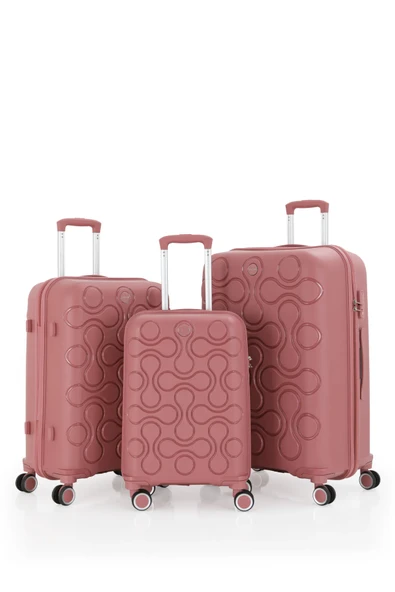 MÇS 376 POLİPROPİLEN 3 LÜ SET VALİZ - Resim 5
