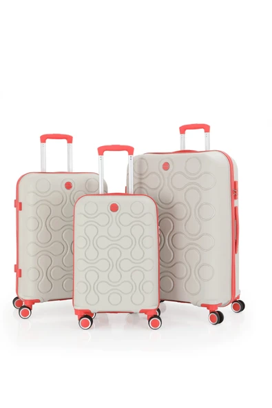 MÇS 376 POLİPROPİLEN 3 LÜ SET VALİZ - Resim 7