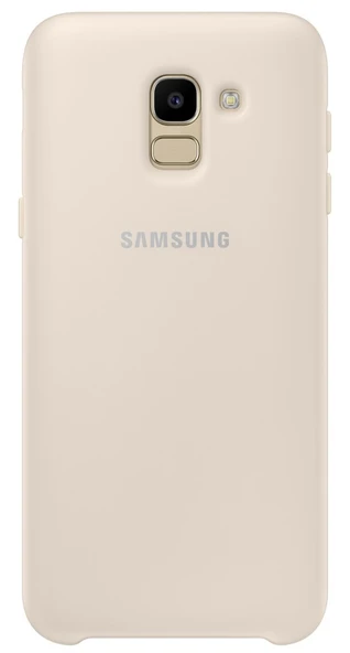 Samsung Galaxy J6 Dual Layer Çift Katmanlı Kılıf, Gold EF-PJ600CFEGWW ürün görseli 1