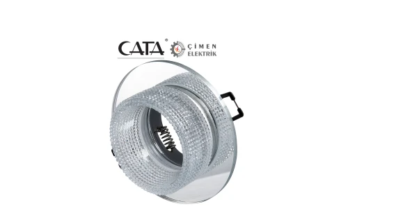 CATA CT 6655 Alaca Aynalı Cam Spot Kasası ürün görseli 1