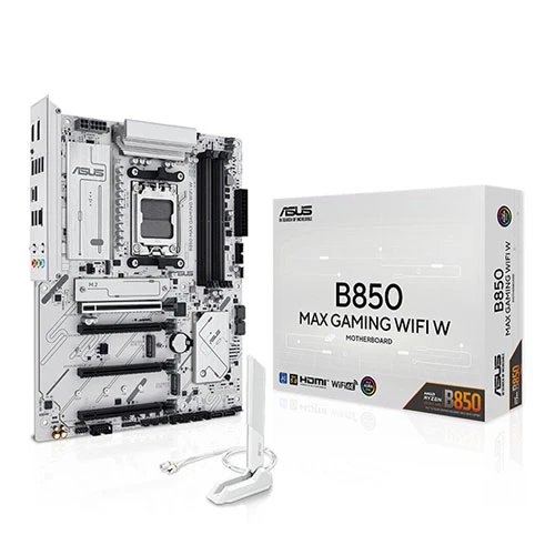 ASUS B850 MAX GAMING WIFI W AMD ürün görseli 1