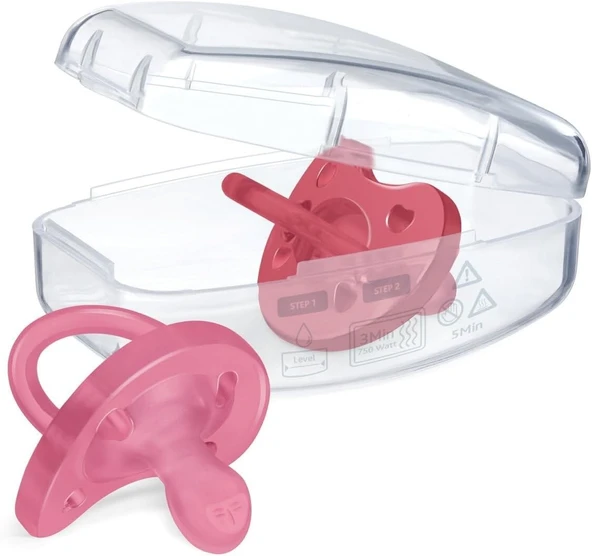Chicco PhysioForma Soft 2'li Silikon Emzik 16-36 Ay Kız - Resim 6