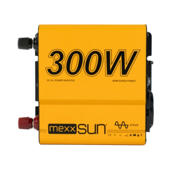 Mexxsun Tam Sinüs 12V 300W İnverter ürün görseli 1