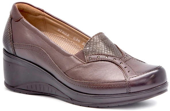 Forelli Frl 21Y 57603 Kahve Bayan Ayakkabı Comfort ürün görseli 1