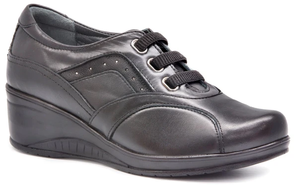 Forelli Frl 22K 57602 Siyah Bayan Ayakkabı Comfort ürün görseli 1
